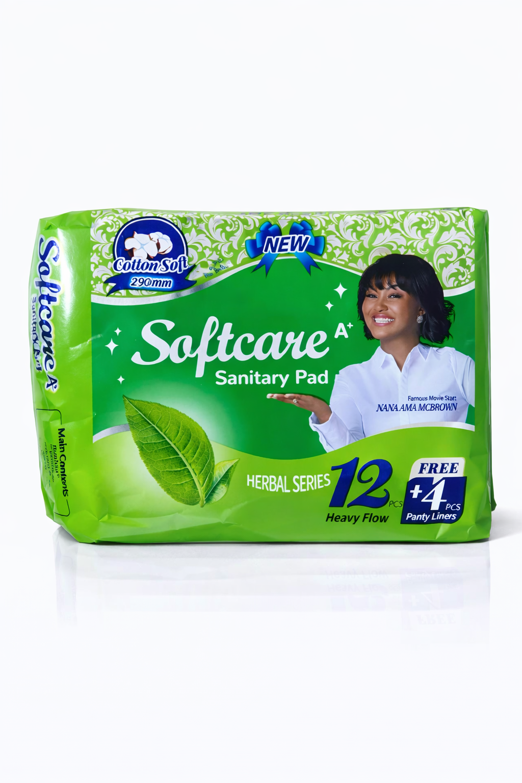 Softcare Sanitary Pads 12'S (Green)