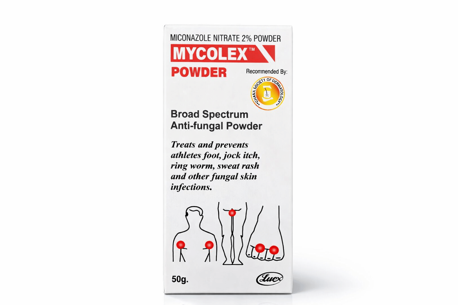 Mycolex Powder 50G