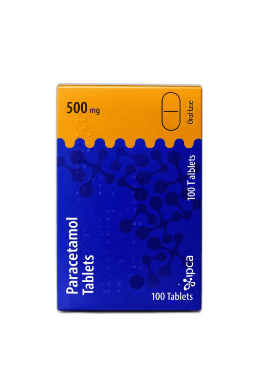 Paracetamol 500Mg Tab Ipca 100\'S