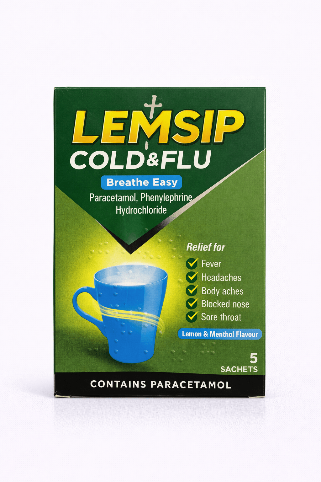 Lemsip Cold & Flu Sachets 5S (Per Sachet)