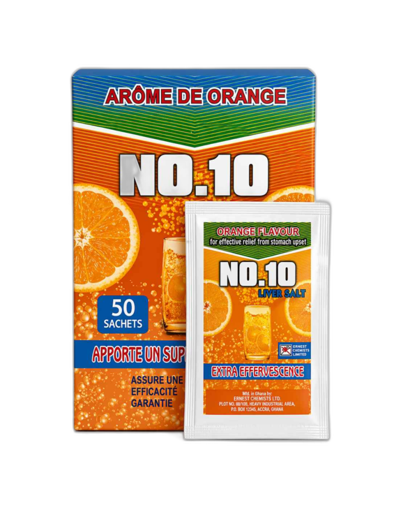 No 10 Liver Salt Sachets 50\'S (Plain)
