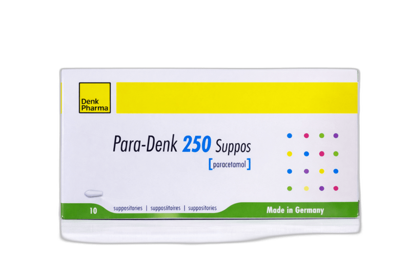 Para Denk 125Mg Supp 10S