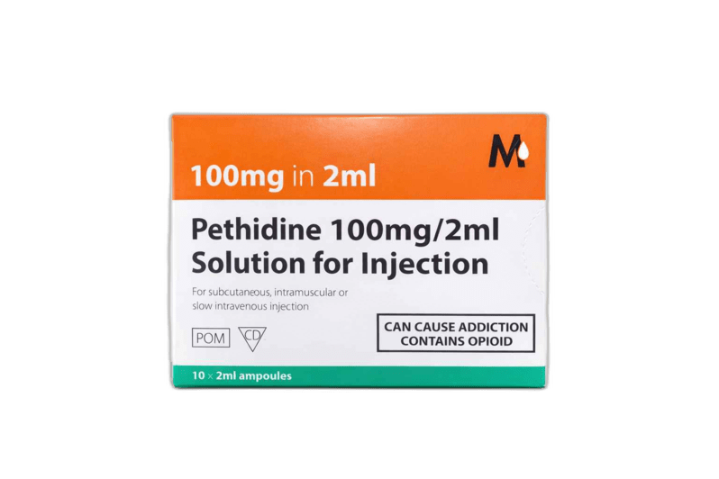 Pethidine Inj 100Mg /2Ml