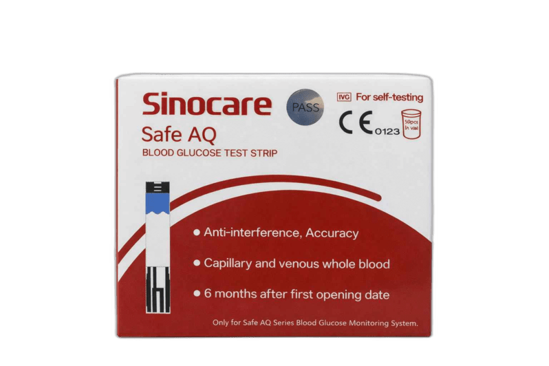 Sinocare Glucometer With Strips & Lancet