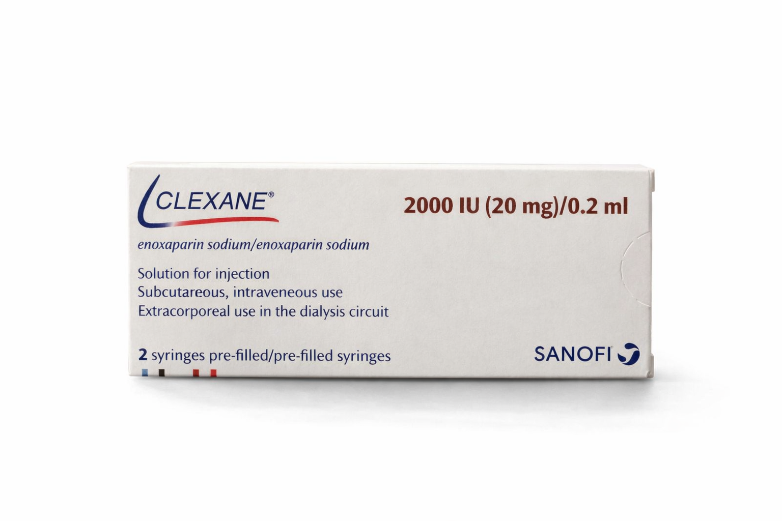 Clexane 2000 Iu Prefilled Syringes