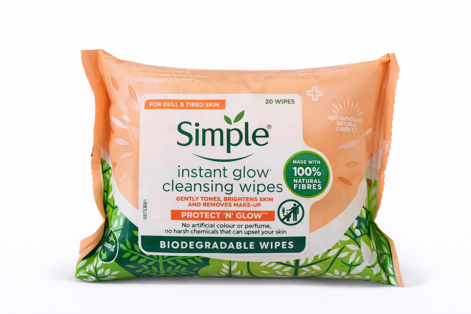 Simple Cleansing Wipes 20'S