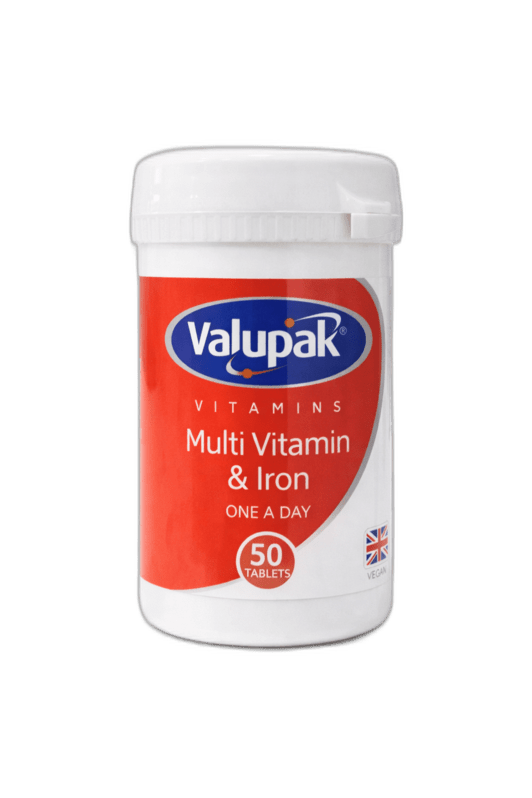 Valupak Multivitamin & Iron Tab 30'S