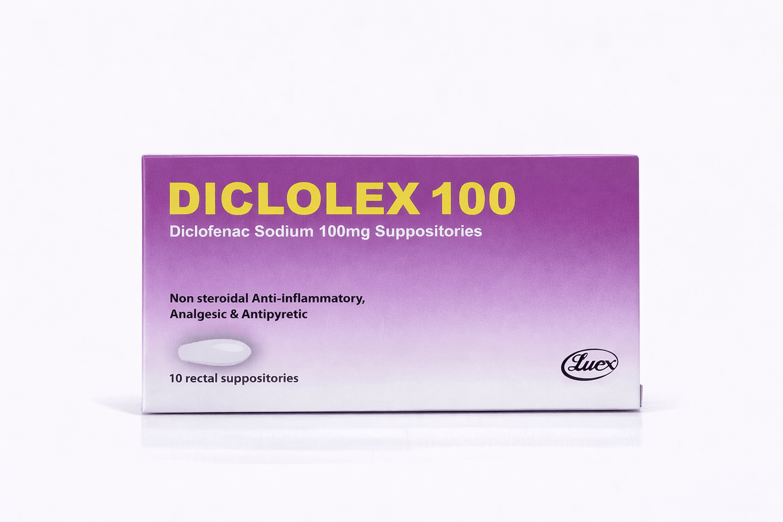 Diclolex 100Mg Suppositories 10\'S