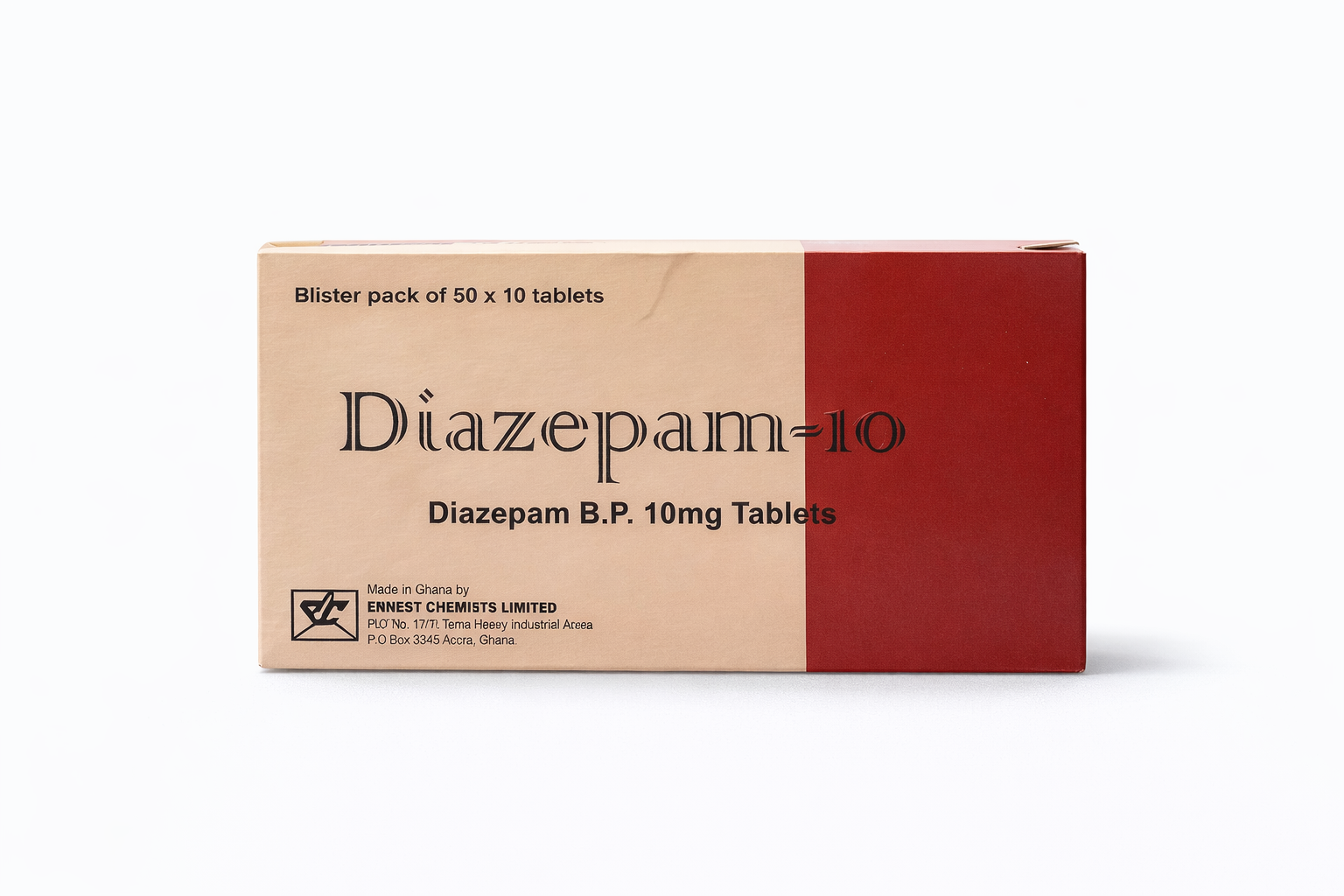 Diazepam 10Mg Tab 500S