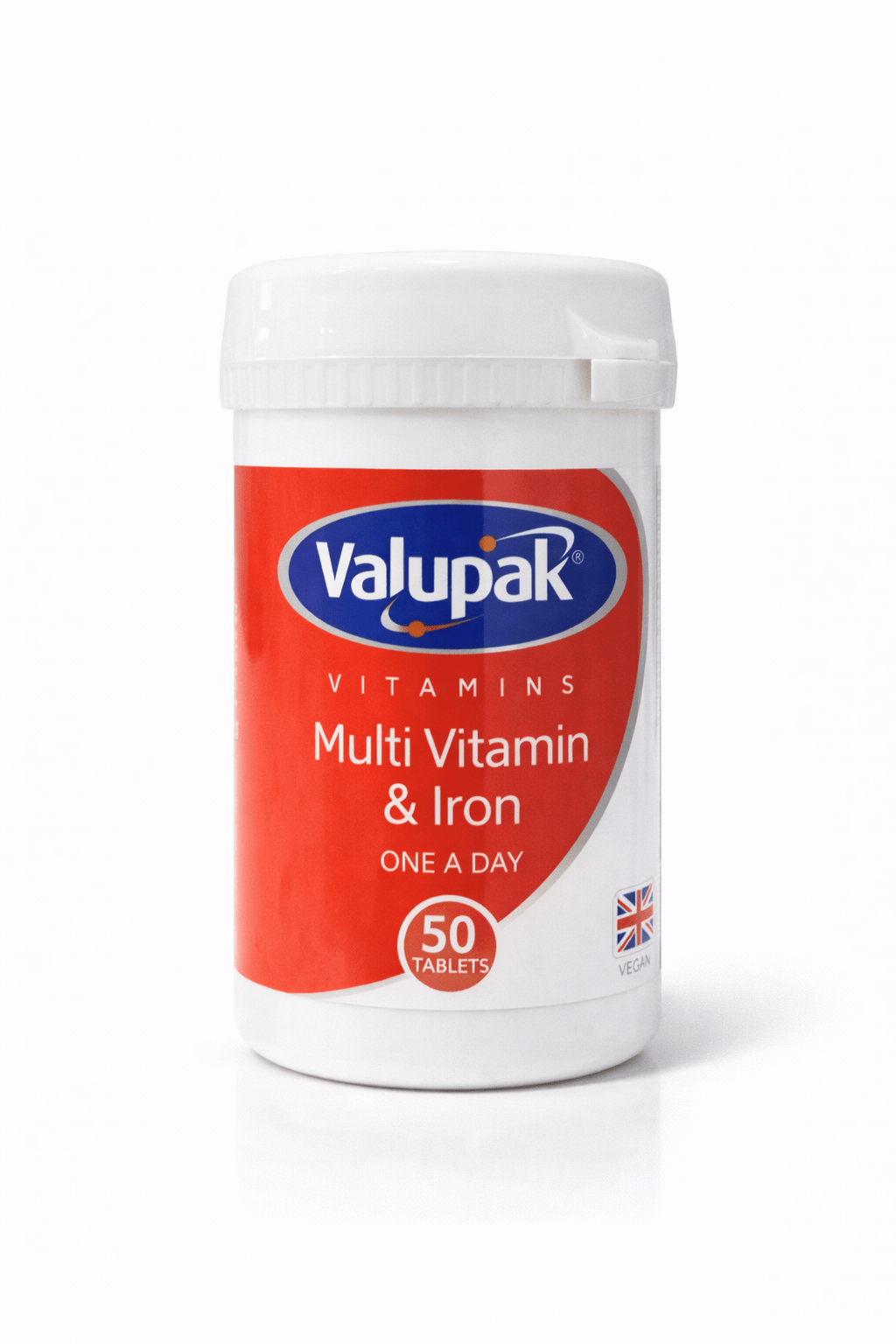 Valupak Multivitamin & Iron Tab 30'S