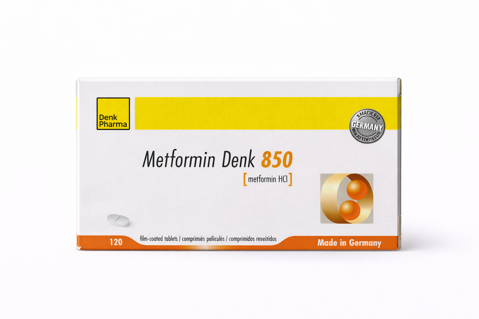 Metformin Denk 850Mg Tab 120\'S