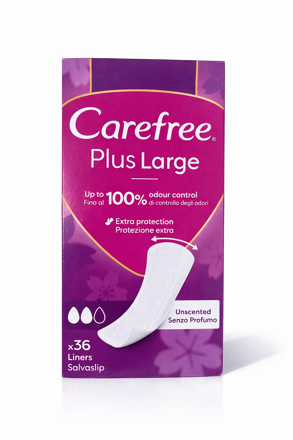Carefree Plus Large Pantyliners 36\'S