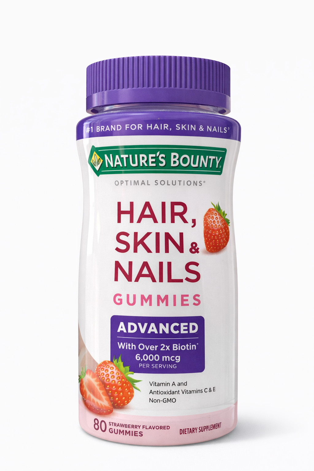 Nature\'S Bounty Hair, Skin And Nails Advanced Gummies 80\'S