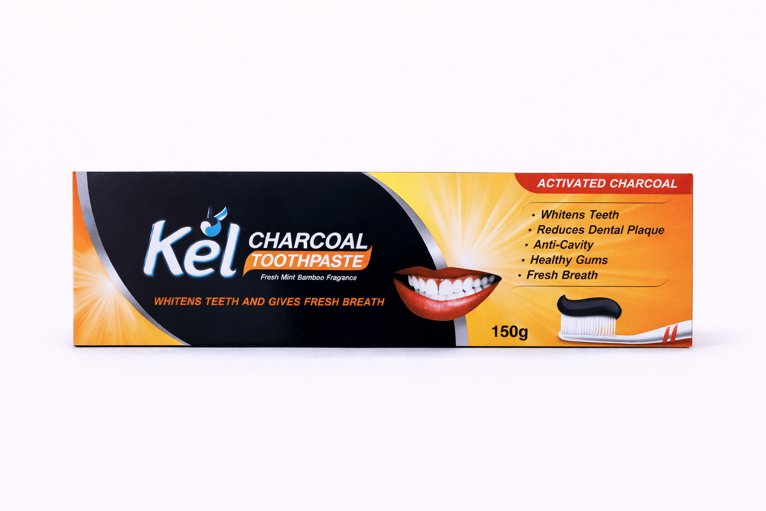 Kel Charcoal Toothpaste 150G