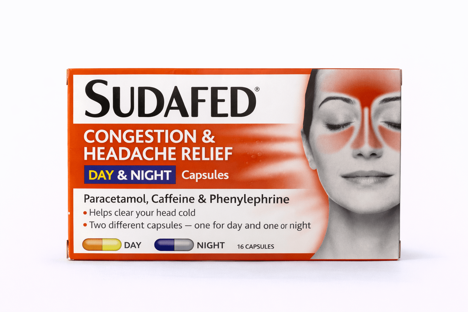 Sudafed Congestion & Headache Relief Caps