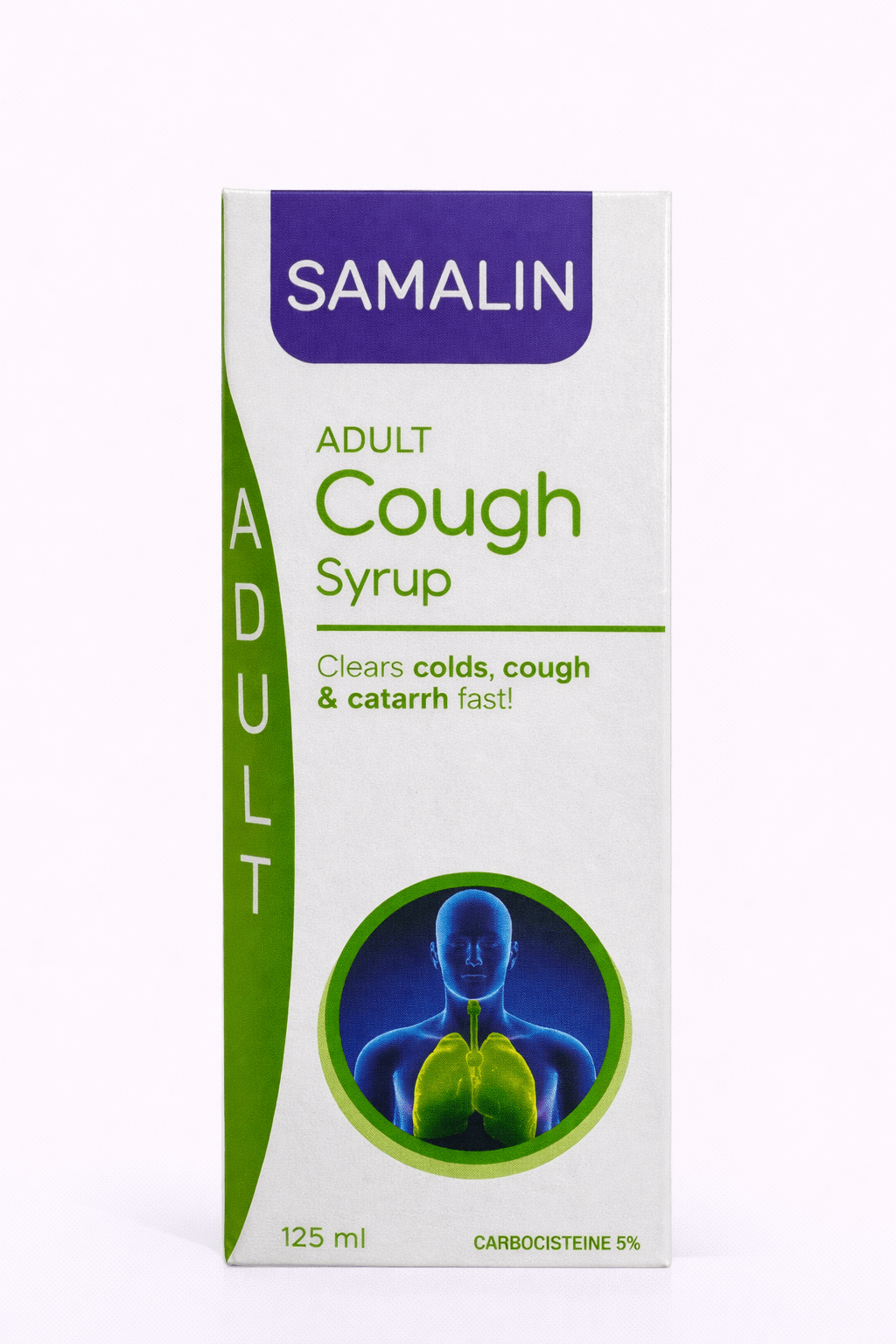 Samalin Adult Cough Syf 125Ml